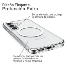 Cargar imagen en el visor de la galería, Funda Uso Rudo Raptic Clear Magnetic Para Samsung S24 Plus