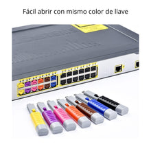 Cargar imagen en el visor de la galería, Smart Keeper Bloqueador De Rj45 De Lan 12 Piezas
