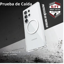 Cargar imagen en el visor de la galería, Funda Uso Rudo Raptic Clear Magnetic Para Samsung S24 Ultra