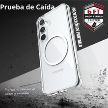 Cargar imagen en el visor de la galería, Funda Uso Rudo Raptic Clear Magnetic Para Samsung S24 Plus