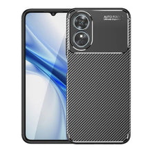 Cargar imagen en el visor de la galería, Funda Rugged Carbon Fibra Flexible Para Oppo A17