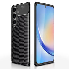 Cargar imagen en el visor de la galería, Funda Rugged Carbon Fibra Flexible Para Samsung A34