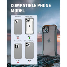 Cargar imagen en el visor de la galería, Funda Raptic Shield Uso Rudo con Marco Aluminio Para iPhone 15 Plus