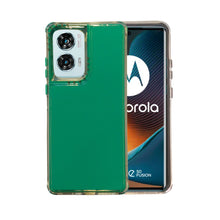 Cargar imagen en el visor de la galería, Funda Rainbow Paint Uso Rudo Doble Capa Para Motorola Mayoreo 10 Pzs