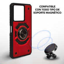 Cargar imagen en el visor de la galería, Funda Uso Rudo para Moto G04/G24 con Anillo Capitán