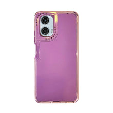 Cargar imagen en el visor de la galería, Funda Rainbow Paint Uso Rudo Doble Capa Para Moto G24 Power