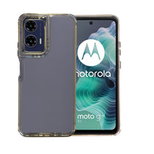 Cargar imagen en el visor de la galería, Funda Rainbow Paint Uso Rudo Doble Capa Para Motorola Mayoreo 10 Pzs
