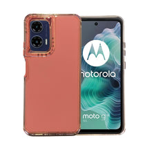 Cargar imagen en el visor de la galería, Funda Rainbow Paint Uso Rudo Doble Capa Para Motorola Mayoreo 10 Pzs