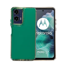 Cargar imagen en el visor de la galería, Funda Rainbow Paint Uso Rudo Doble Capa Para Motorola Mayoreo 10 Pzs