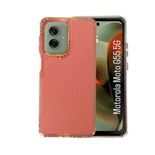 Cargar imagen en el visor de la galería, Funda Rainbow Paint Uso Rudo Doble Capa Para Motorola Mayoreo 10 Pzs