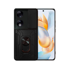 Cargar imagen en el visor de la galería, Funda Uso Rudo Con Soporte Anillo y Tarjetero Card Slot Bumper Para Honor 90 5G