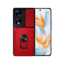 Cargar imagen en el visor de la galería, Funda Uso Rudo Con Soporte Anillo y Tarjetero Card Slot Bumper Para Honor 90 5G