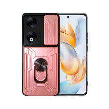 Cargar imagen en el visor de la galería, Funda Uso Rudo Con Soporte Anillo y Tarjetero Card Slot Bumper Para Honor 90 5G
