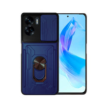 Cargar imagen en el visor de la galería, Funda Uso Rudo Con Soporte Anillo y Tarjetero Card Slot Bumper Para Honor 90 Lite