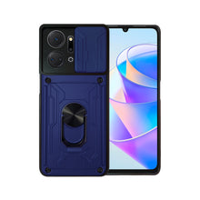 Cargar imagen en el visor de la galería, Funda Uso Rudo Con Soporte Anillo y Tarjetero Card Slot Bumper Para Honor X7a