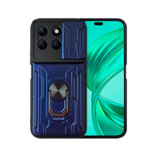 Cargar imagen en el visor de la galería, Funda Uso Rudo Con Soporte Anillo y Tarjetero Card Slot Bumper Para Honor X8b 4G