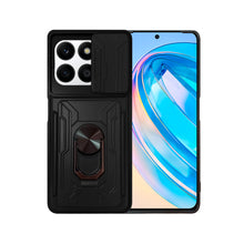 Cargar imagen en el visor de la galería, Funda Uso Rudo Con Soporte Anillo y Tarjetero Card Slot Bumper Para Honor X6/ X6s/ X8 5G/ X8a 5G