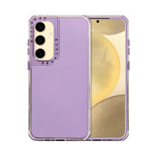 Cargar imagen en el visor de la galería, Funda Rainbow Paint Uso Rudo Doble Capa Para Samsung Mayoreo 10 Pzs