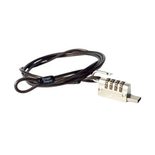 Cargar imagen en el visor de la galería, Smart Keeper Candado USB de Laptop Combinación con Cable de Anti-Robo de 1.8 Metros