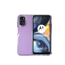 Cargar imagen en el visor de la galería, Funda Rainbow Paint Uso Rudo Doble Capa Para Motorola G22