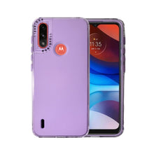 Cargar imagen en el visor de la galería, Funda Rainbow Paint Uso Rudo Doble Capa Para Motorola E7 Power / E7i Power