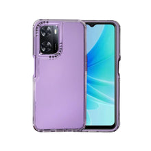 Cargar imagen en el visor de la galería, Funda Rainbow Paint Uso Rudo Doble Capa Para Oppo Mayoreo 10 Pzs