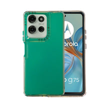 Cargar imagen en el visor de la galería, Funda Rainbow Paint Uso Rudo Doble Capa Para Motorola Mayoreo 10 Pzs