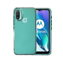 Cargar imagen en el visor de la galería, Funda Rainbow Paint Uso Rudo Doble Capa Para Motorola E20/E30/E40