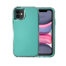 Cargar imagen en el visor de la galería, Funda Rainbow Paint Uso Rudo Doble Capa Para Iphone Mayoreo 10 Pzs