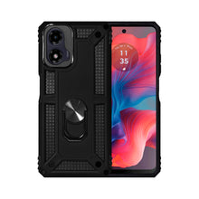 Cargar imagen en el visor de la galería, Funda Uso Rudo para Moto G04/G24 con Anillo Capitán