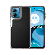 Cargar imagen en el visor de la galería, Funda Rainbow Paint Uso Rudo Doble Capa Para Moto G14