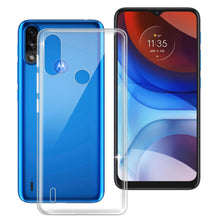 Cargar imagen en el visor de la galería, Funda De Silicon Suave Transparente Molan Cano Para Moto E7 Power
