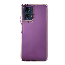 Cargar imagen en el visor de la galería, Funda Rainbow Paint Uso Rudo Doble Capa Para Moto G04/G24