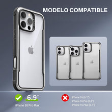 Cargar imagen en el visor de la galería, Raptic Shield Uso Rudo con Marco Aluminio para iPhone 16 Pro Max