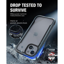 Cargar imagen en el visor de la galería, Funda Raptic Shield Uso Rudo con Marco Aluminio Para iPhone 15 Plus