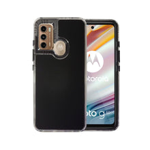 Cargar imagen en el visor de la galería, Funda Rainbow Paint Uso Rudo Doble Capa Para Motorola Mayoreo 10 Pzs