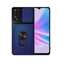 Cargar imagen en el visor de la galería, Funda Uso Rudo Con Soporte Anillo y Tarjetero Card Slot Bumper Para Oppo A78