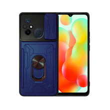 Cargar imagen en el visor de la galería, Funda Uso Rudo Con Soporte Anillo y Tarjetero Card Slot Bumper Para Xiaomi Redmi 12C