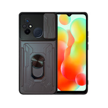 Cargar imagen en el visor de la galería, Funda Uso Rudo Con Soporte Anillo y Tarjetero Card Slot Bumper Para Xiaomi Redmi 12C
