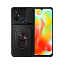 Cargar imagen en el visor de la galería, Funda Uso Rudo Con Soporte Anillo y Tarjetero Card Slot Bumper Para Xiaomi Redmi 12C