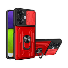 Cargar imagen en el visor de la galería, Funda Uso Rudo Con Soporte Anillo y Tarjetero Card Slot Bumper Para Vivo V30 Lite