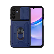 Cargar imagen en el visor de la galería, Funda Uso Rudo Con Soporte Anillo y Tarjetero Card Slot Bumper Para Samsung A15