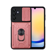 Cargar imagen en el visor de la galería, Funda Uso Rudo Con Soporte Anillo y Tarjetero Card Slot Bumper Para Samsung A25