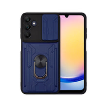 Cargar imagen en el visor de la galería, Funda Uso Rudo Con Soporte Anillo y Tarjetero Card Slot Bumper Para Samsung A25