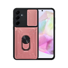 Cargar imagen en el visor de la galería, Funda Uso Rudo Con Soporte Anillo y Tarjetero Card Slot Bumper Para Samsung A35