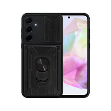 Cargar imagen en el visor de la galería, Funda Uso Rudo Con Soporte Anillo y Tarjetero Card Slot Bumper Para Samsung A35