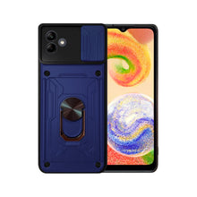 Cargar imagen en el visor de la galería, Funda Uso Rudo Con Soporte Anillo y Tarjetero Card Slot Bumper Para Samsung A04e