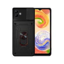 Cargar imagen en el visor de la galería, Funda Uso Rudo Con Soporte Anillo y Tarjetero Card Slot Bumper Para Samsung A04e
