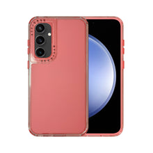 Cargar imagen en el visor de la galería, Funda Rainbow Paint Uso Rudo Doble Capa Para Samsung Mayoreo 10 Pzs