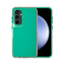 Cargar imagen en el visor de la galería, Funda Rainbow Paint Uso Rudo Doble Capa Para Samsung Mayoreo 10 Pzs